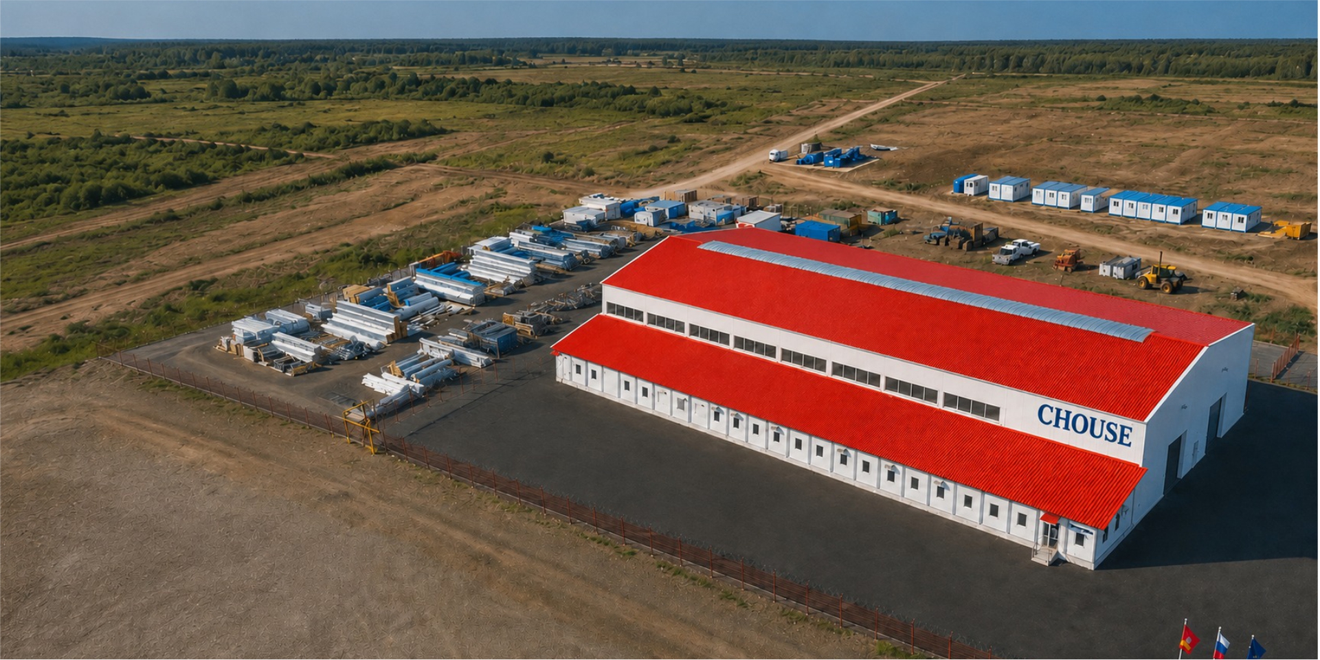 CHOUSE production base and modular building systems